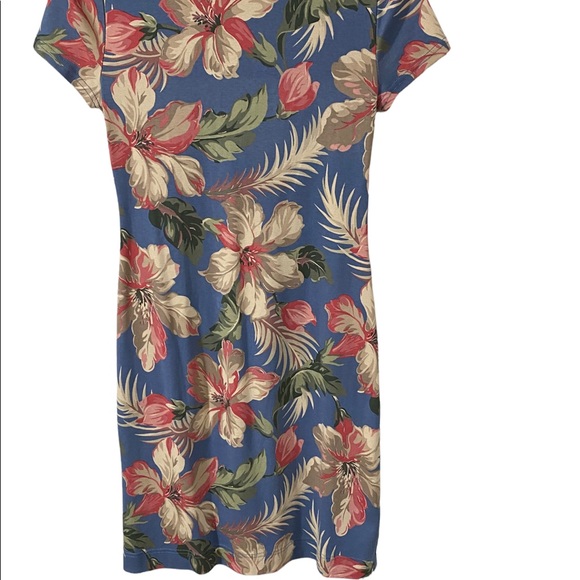 AMERICAN LIVING WOMENS SHIRT SLEEVE TROPICAL T SHIRT DRESS. ABOVE KNEE S… - Picture 5 of 14